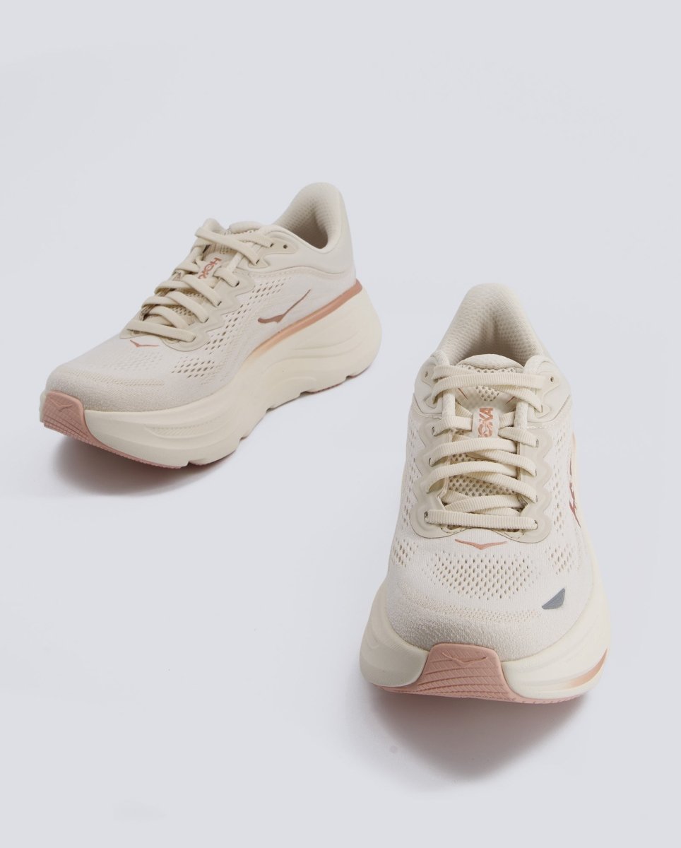 Hoka W Bondi 9 Beige Mujer 1162012-OSG Zapatillas