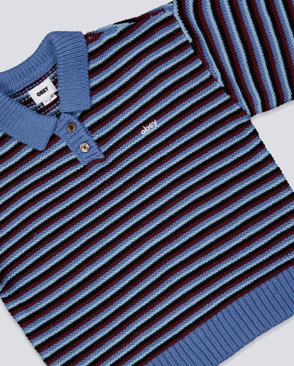 Jersey Obey Colette Polo Azul Mujer 251000148