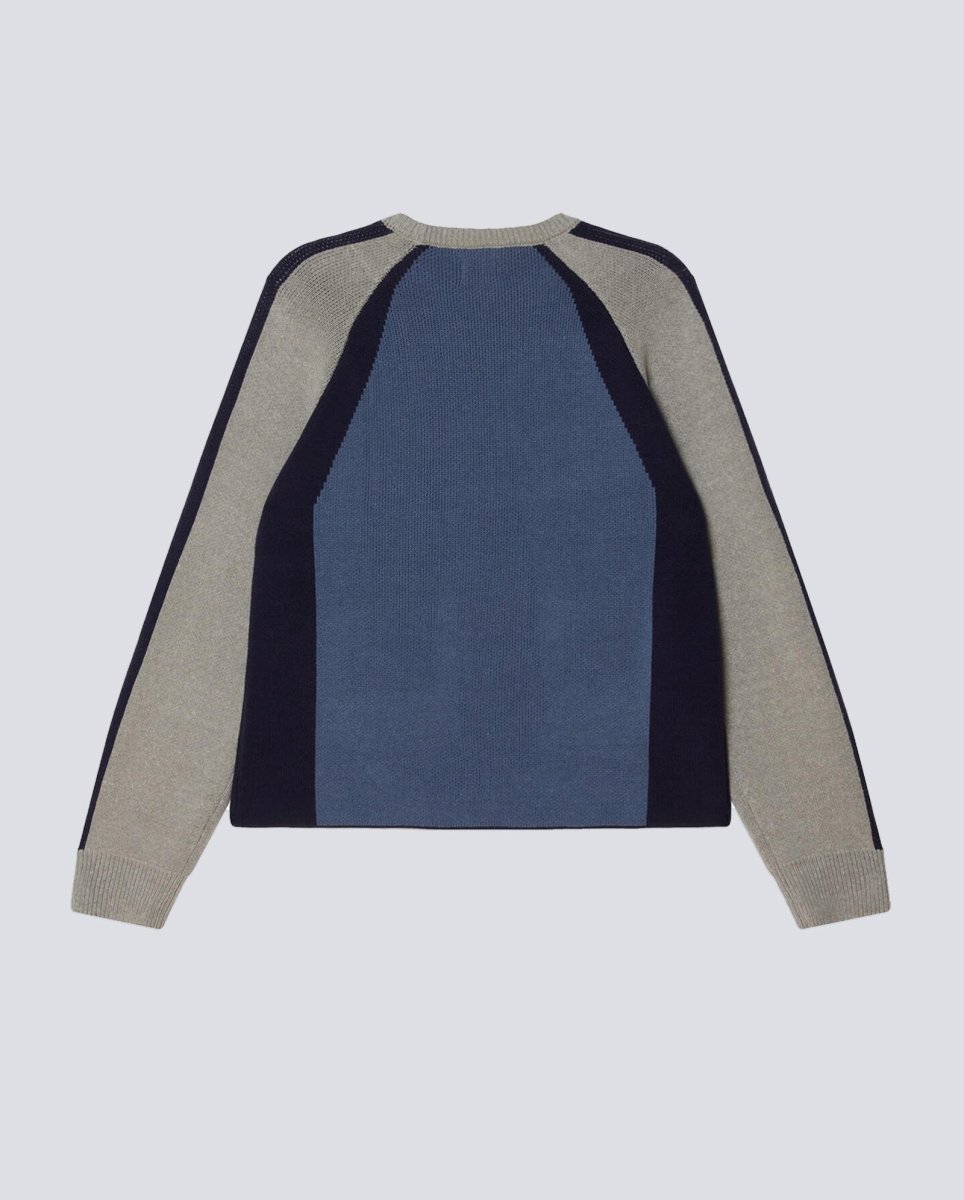 Jersey Obey Raglan Crew Neck Azul Hombre 151000116-DLB