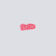 Jibbitz Crocs Barbie Retro Logo Rosa Unisex