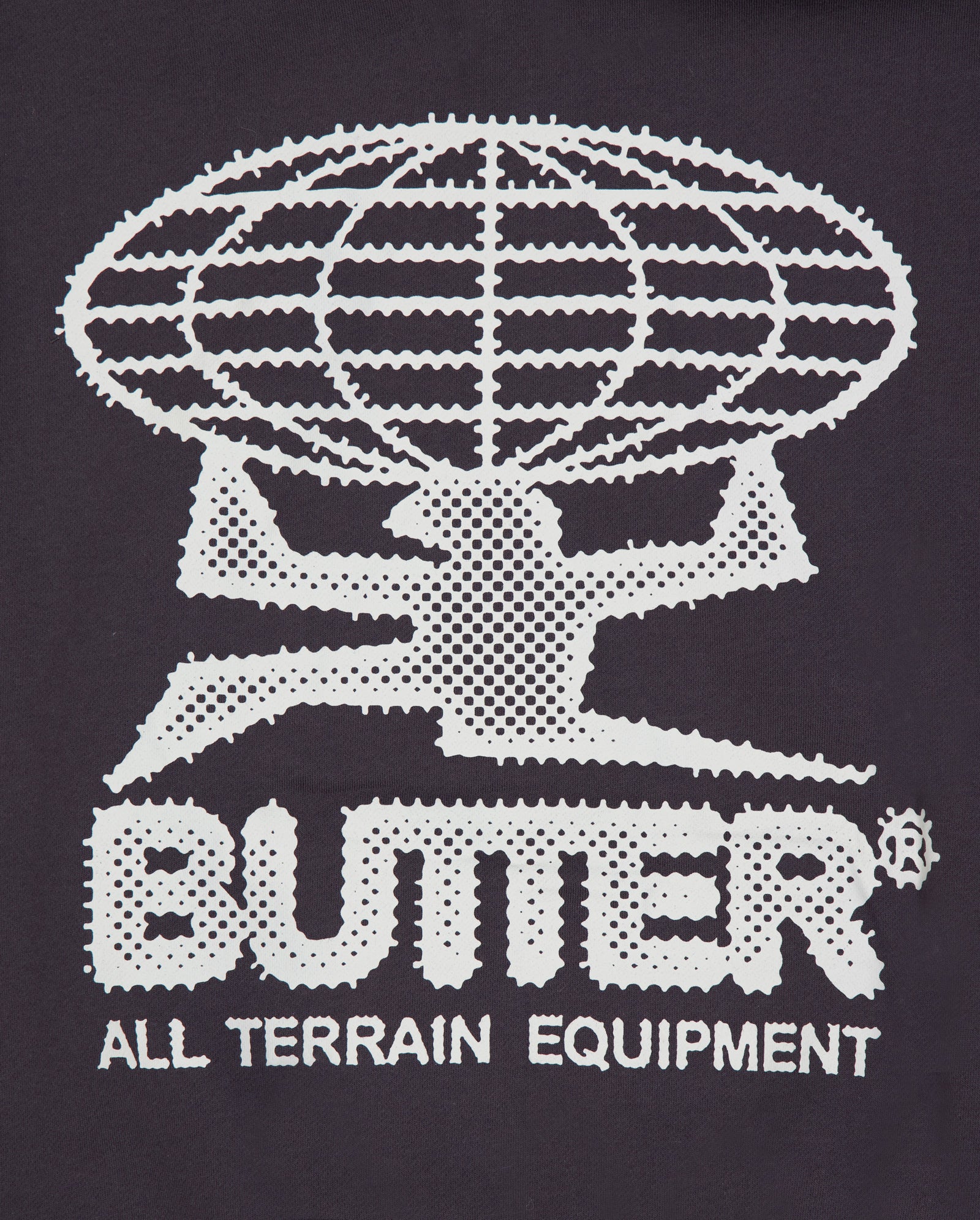 Sudadera Butter Goods Terrain Negra Unisex