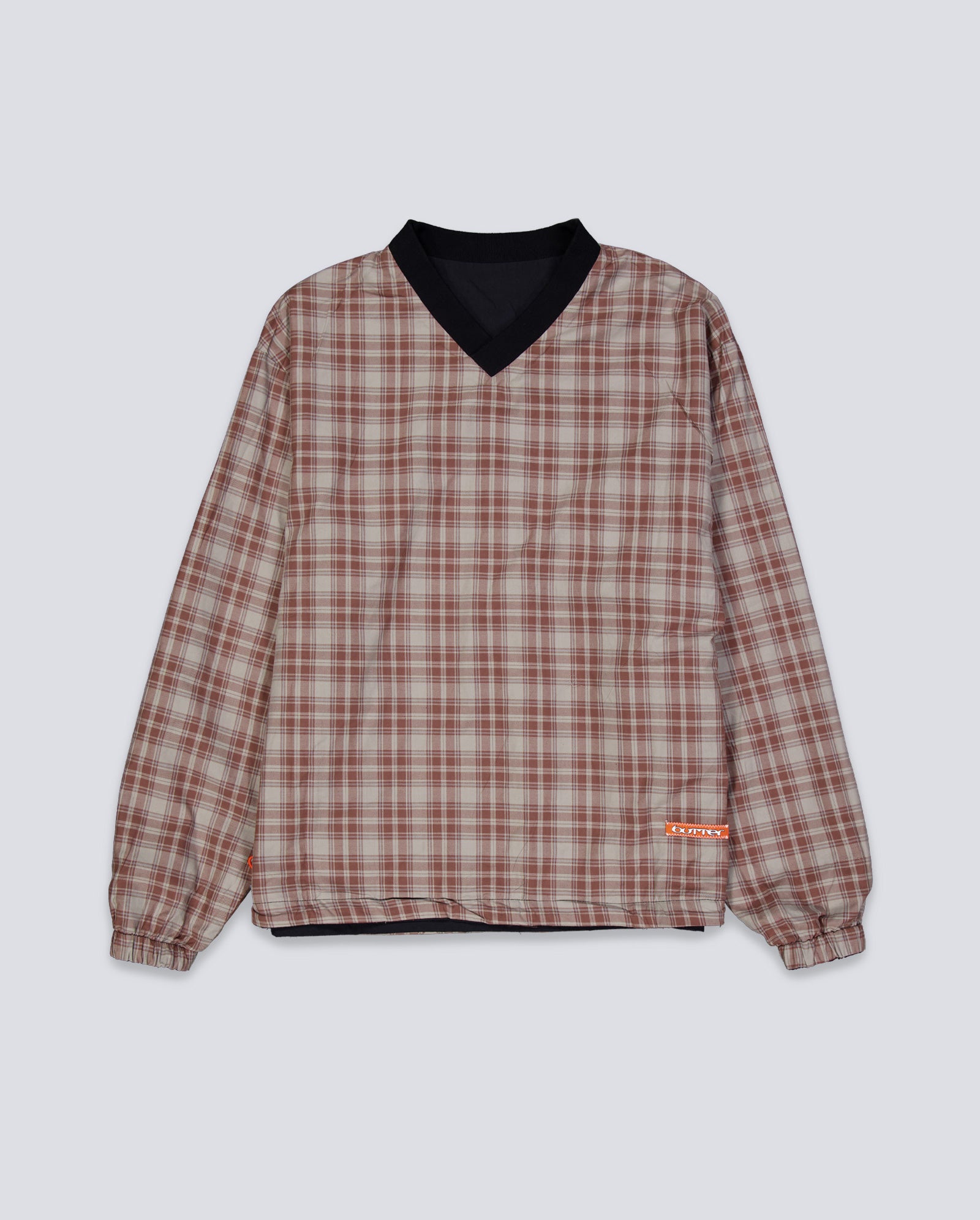 Sudadera Reversible Butter Goods Dugout Negra y Gris Unisex