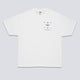 Camiseta Obey Around The Globe Pigment Vintage Blanco Unisex