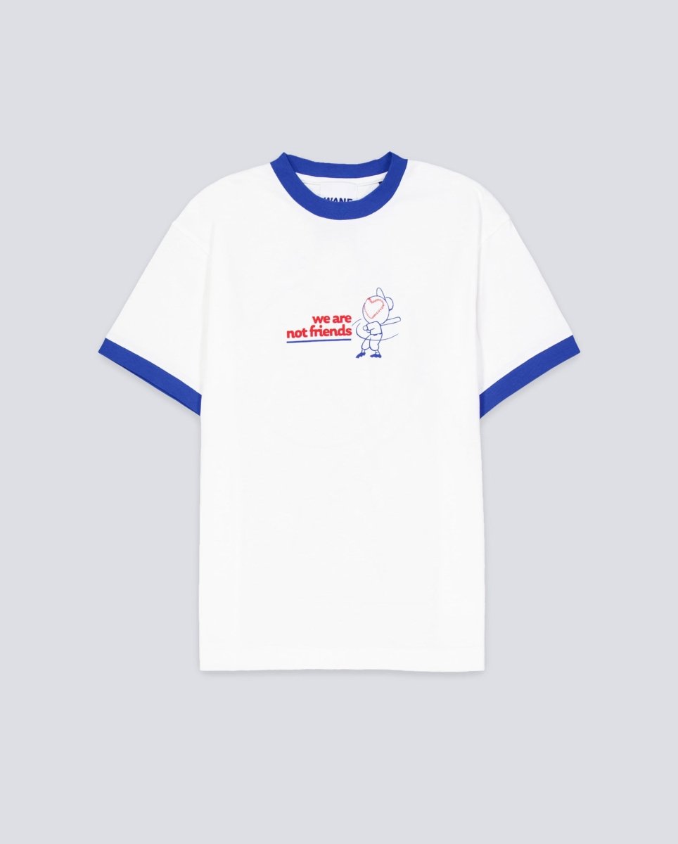Camiseta We Are Not Friends National Sport Blanco Y Azul Unisex