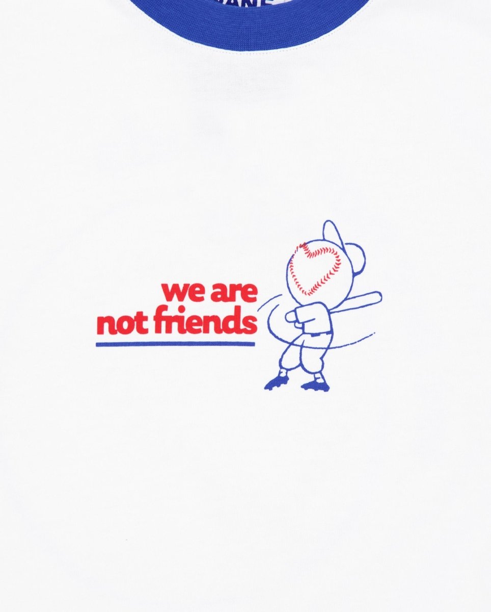 Camiseta We Are Not Friends National Sport Blanco Y Azul Unisex