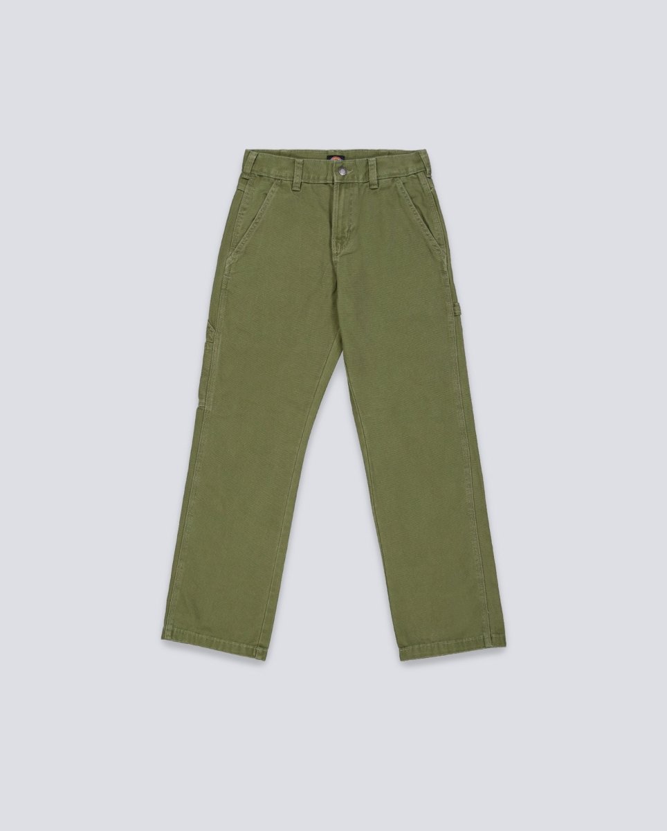 Pantalón Dickies Regular Canvas Carpenter Verde Hombre