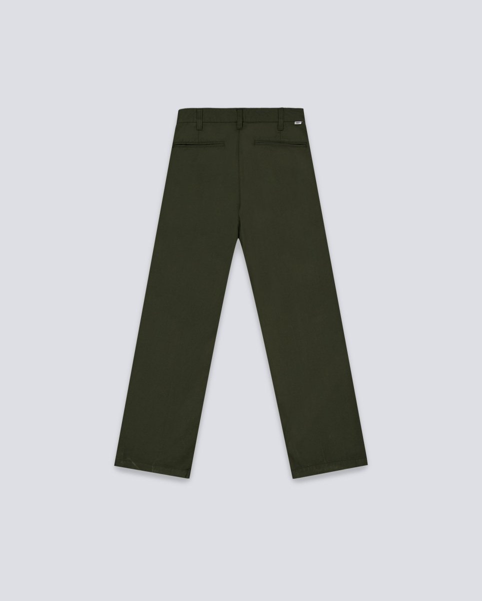 Pantalón Obey Armel Pleated Verde Hombre