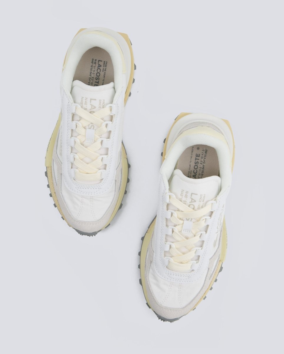 Lacoste Elite Active Blanco Amarillo Mujer 50SFA0076-2H8