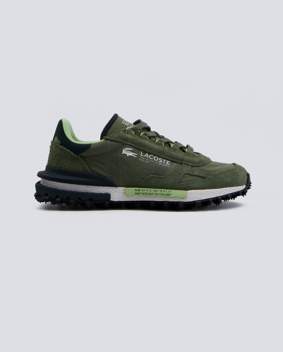 Lacoste Elite Active Caqui Blanco Hombre 51SMA0041-255