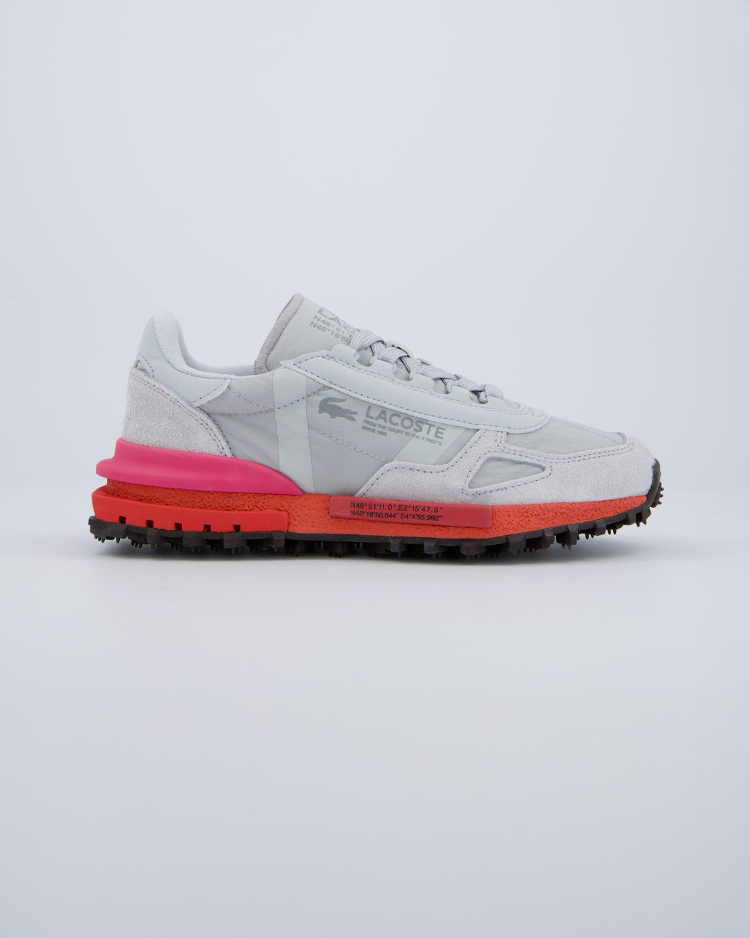 Lacoste Elite Blanco y rosa Mujer Zapatillas