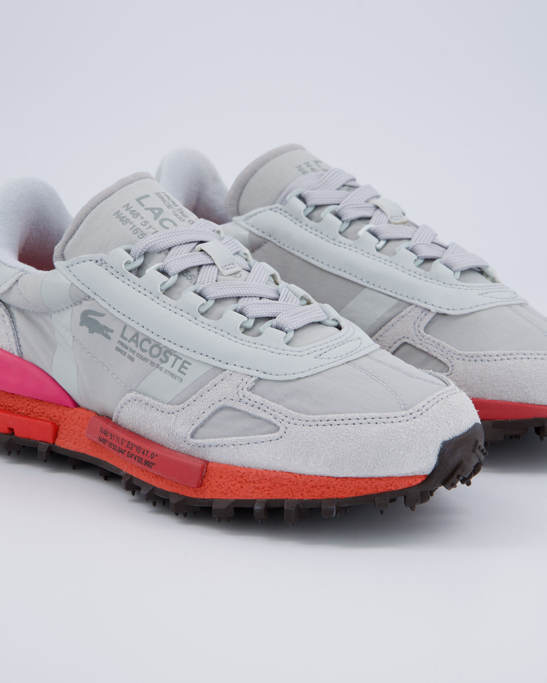 Lacoste Elite Blanco y rosa Mujer Zapatillas