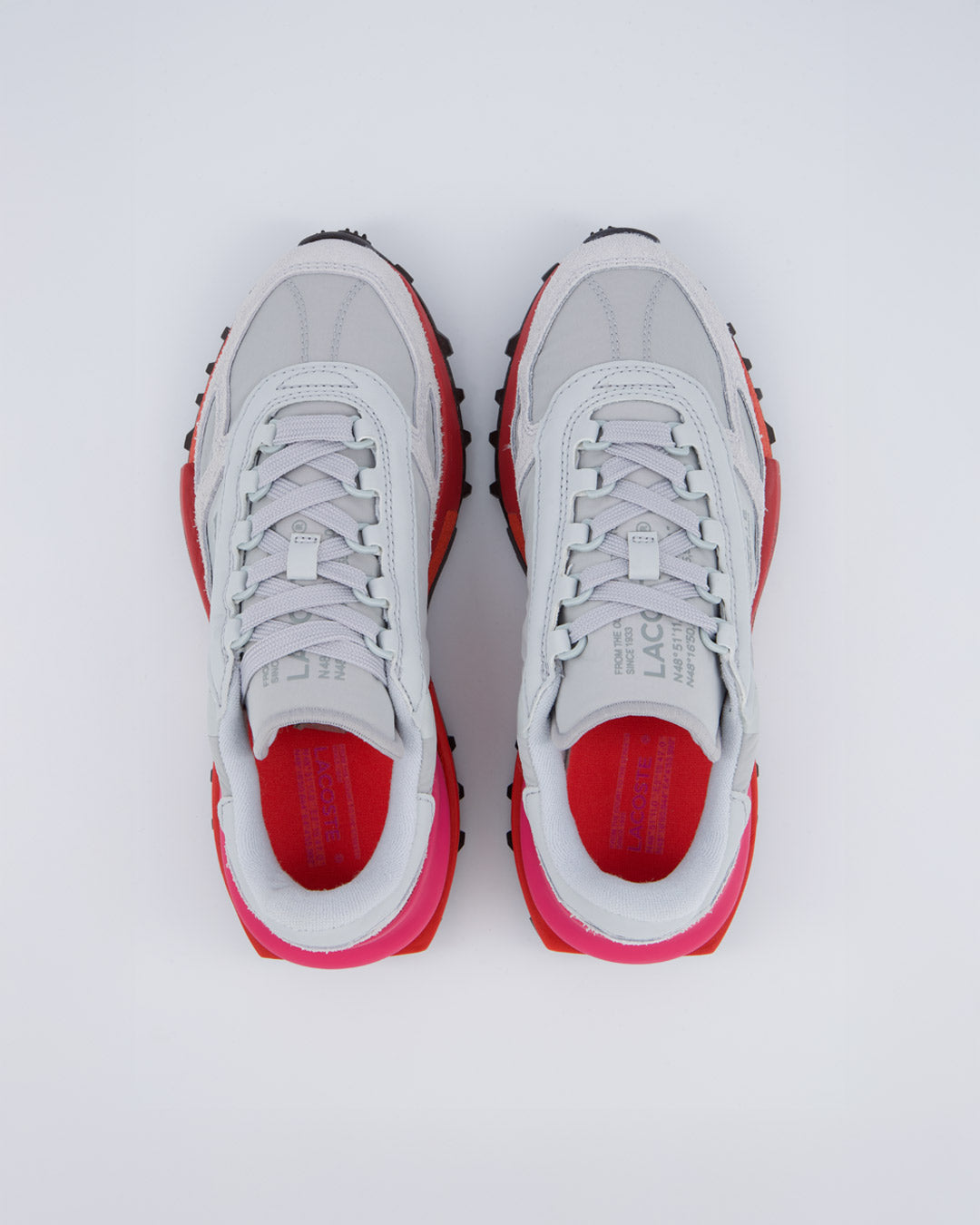 Lacoste Elite Blanco y rosa Mujer Zapatillas