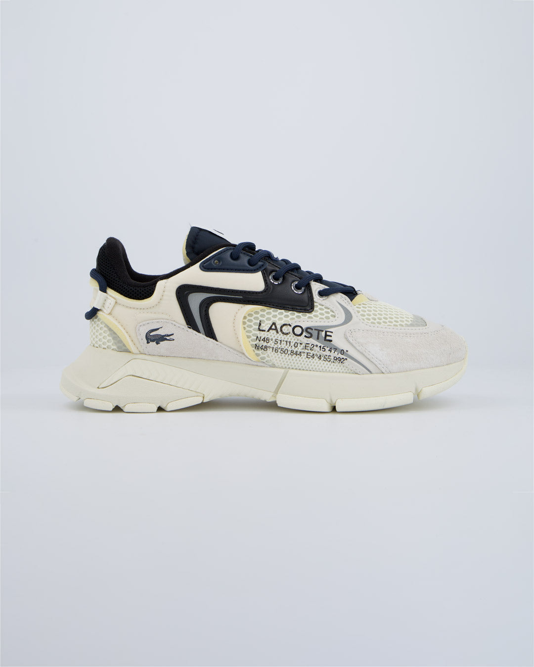 Lacoste L003 Neo Beige Y Negro Hombre Zapatillas