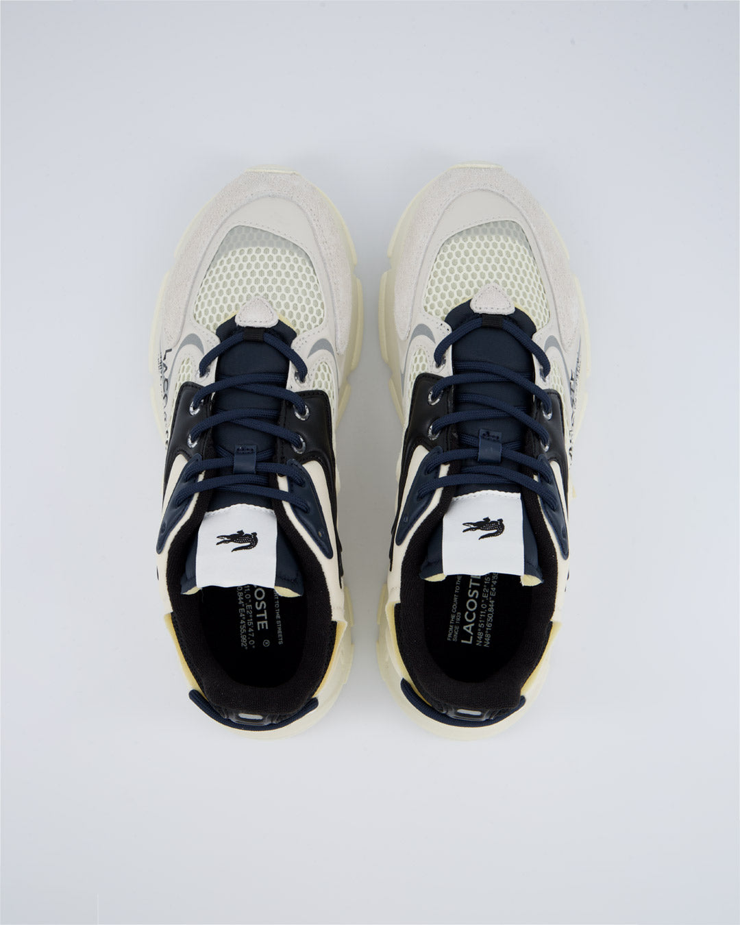 Lacoste L003 Neo Beige Y Negro Hombre Zapatillas