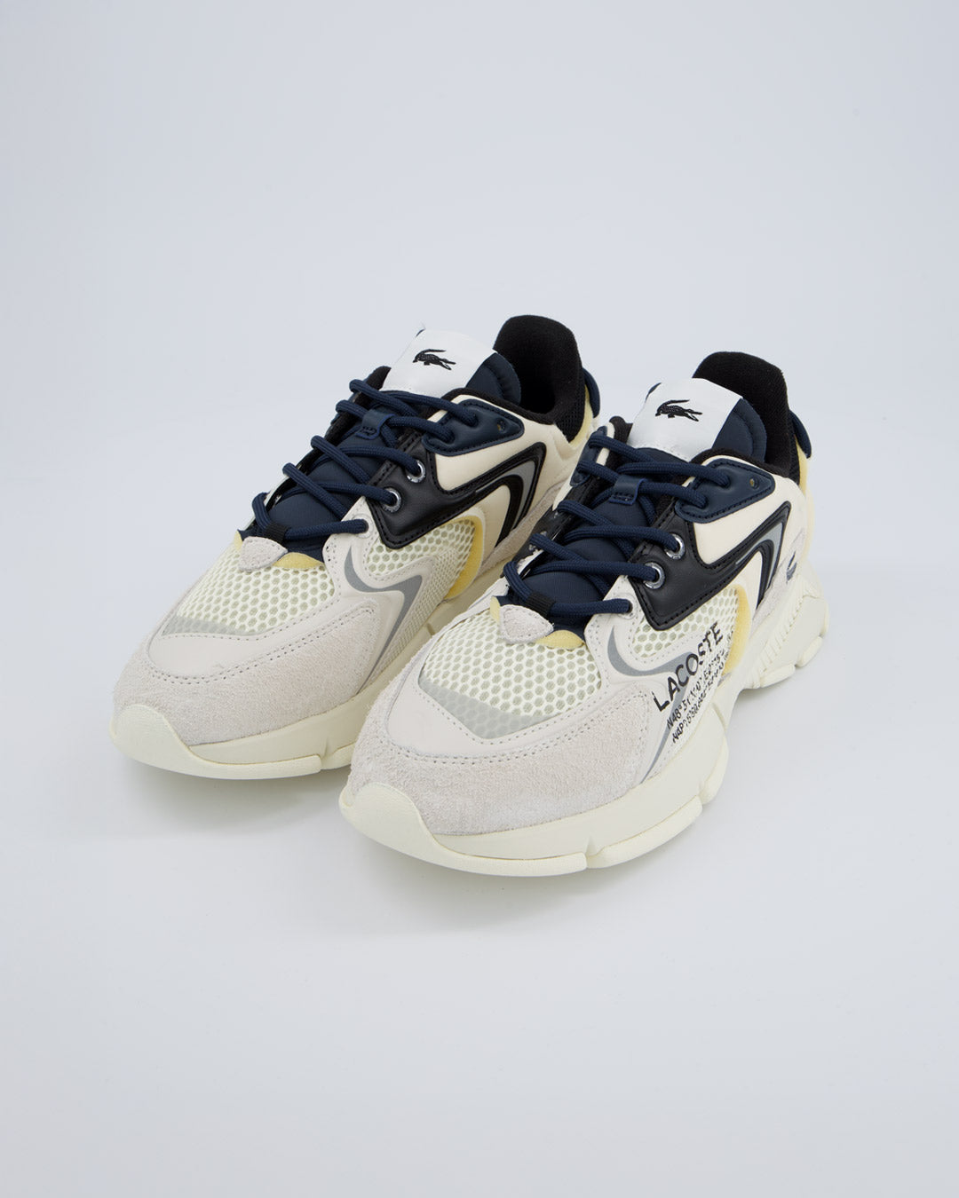 Lacoste L003 Neo Beige Y Negro Hombre Zapatillas