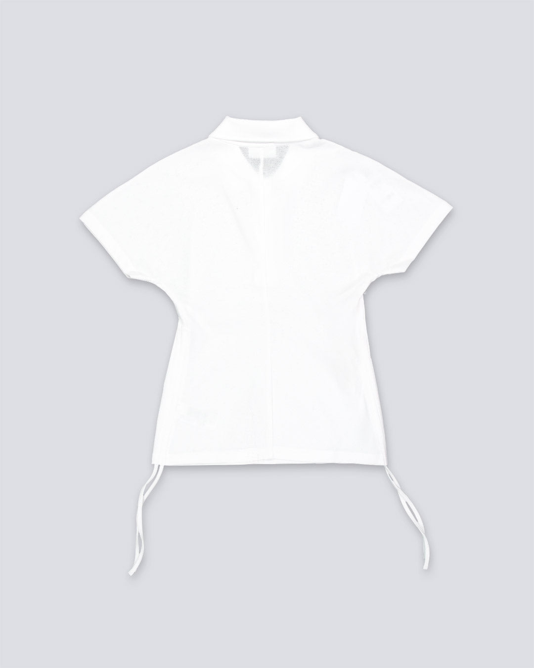 Lacoste Polo Slim Fit de Piqué Ajustable Blanco Mujer