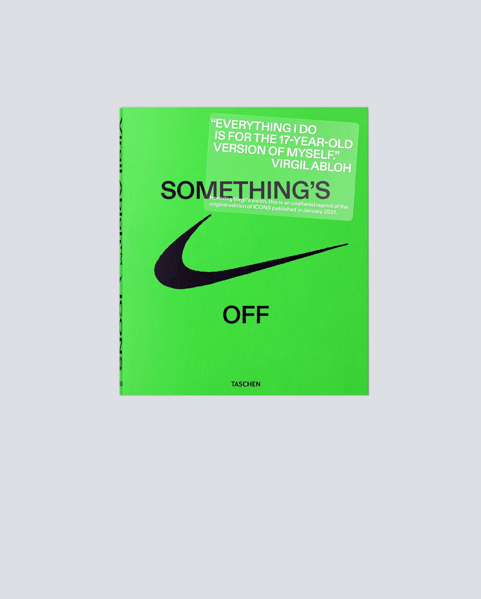 Libro Taschen Virgil Abloh Nike Icons 9783836585095 lifstyle