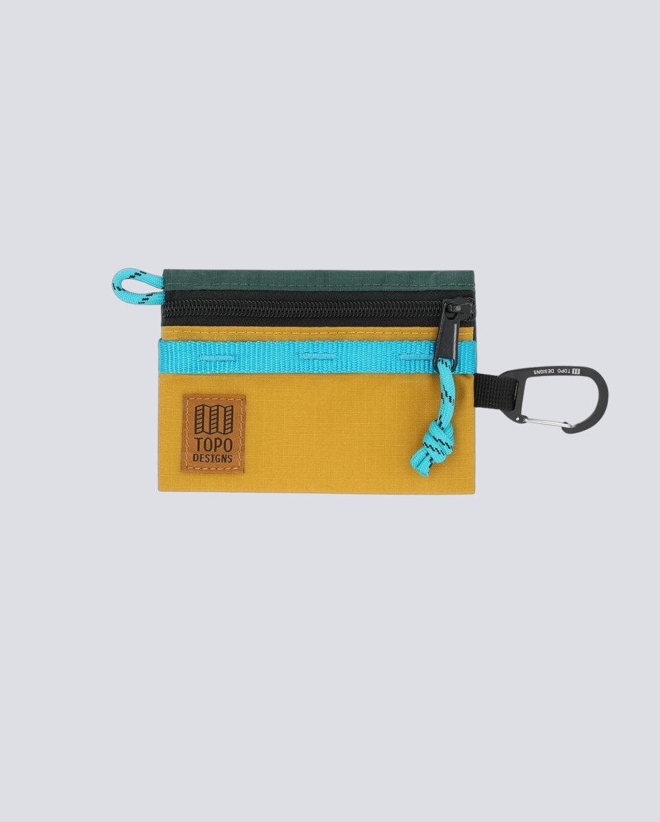 Monedero Topo Designs Micro Mountain Amarillo Unisex 932411-MUSTARD-