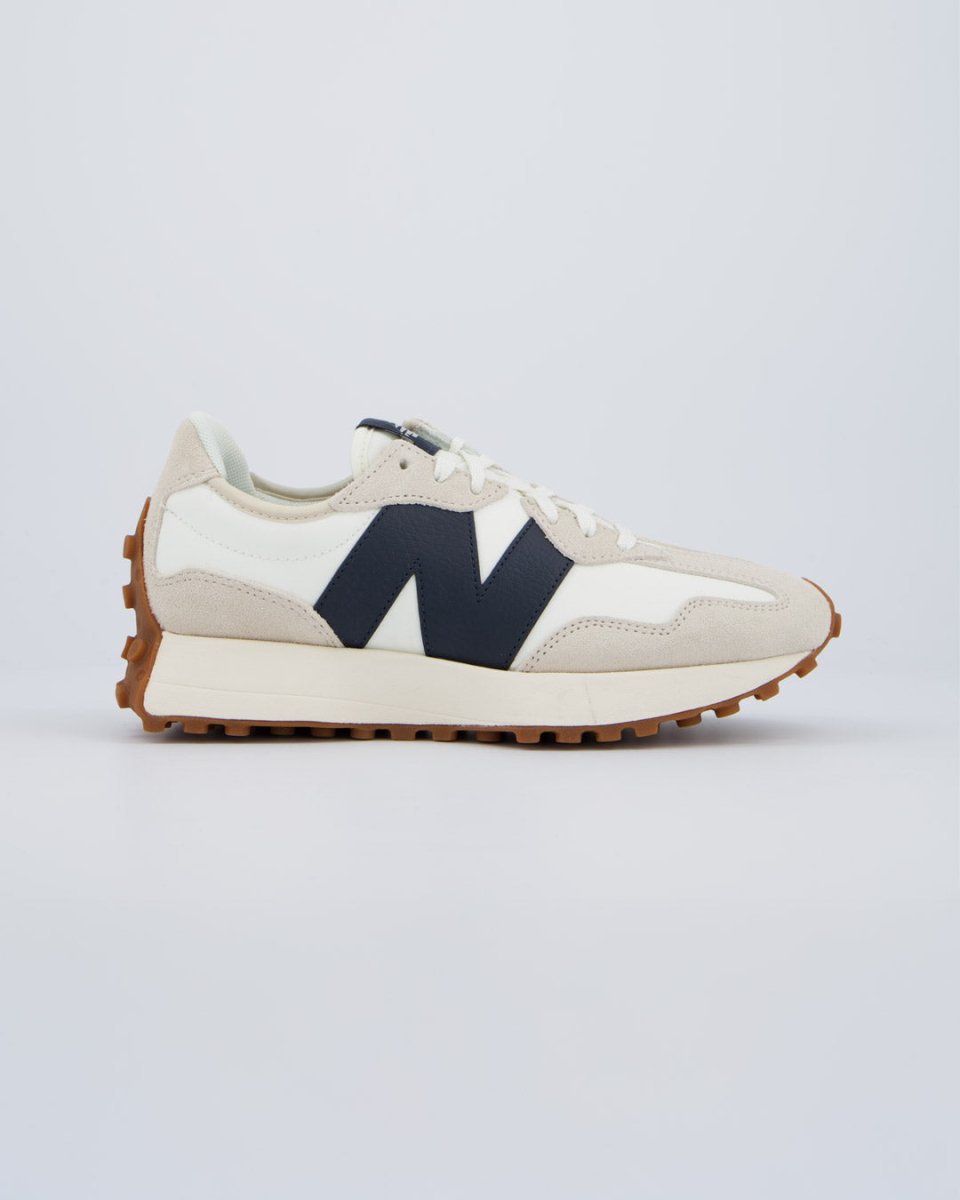 New Balance 327 Gris Y Azul Marino Mujer Zapatillas