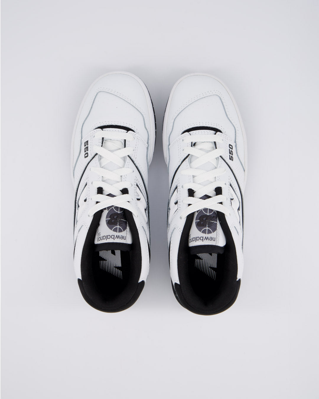 New Balance 550 Negro Y Blanco Mujer Zapatillas