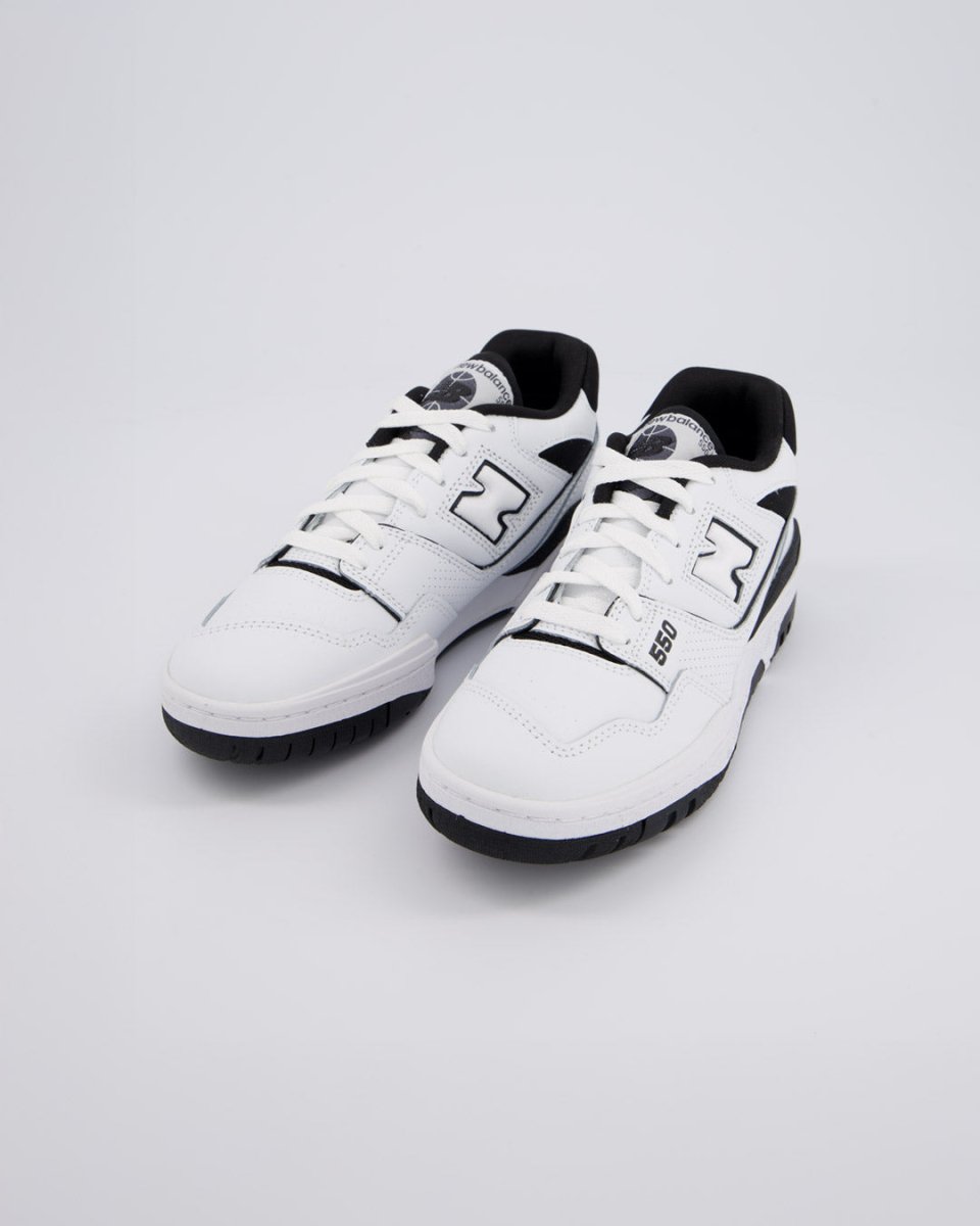 New Balance 550 Negro Y Blanco Mujer Zapatillas