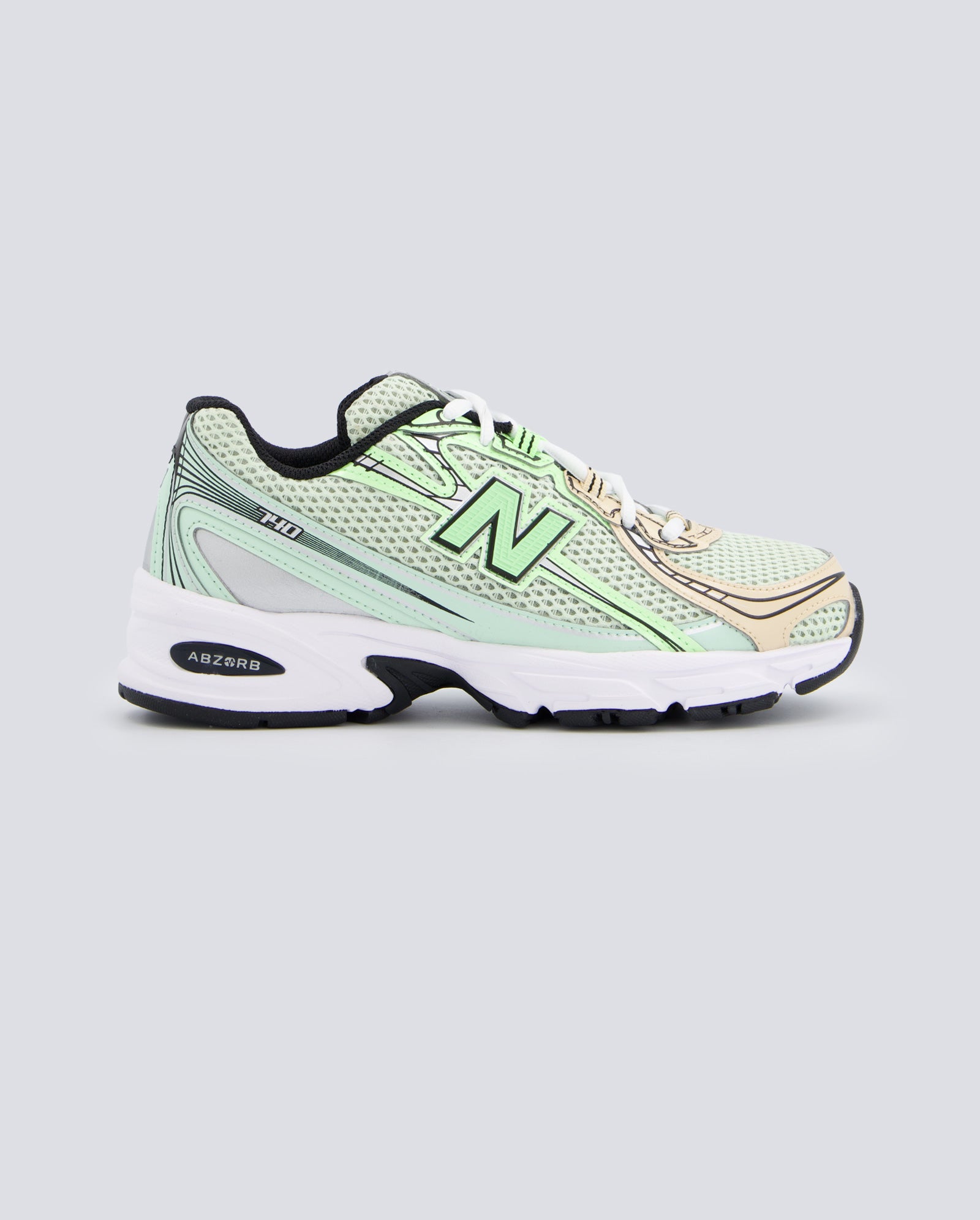 New Balance 740 Verde Y Naranja Mujer U740YC2 zapatillas