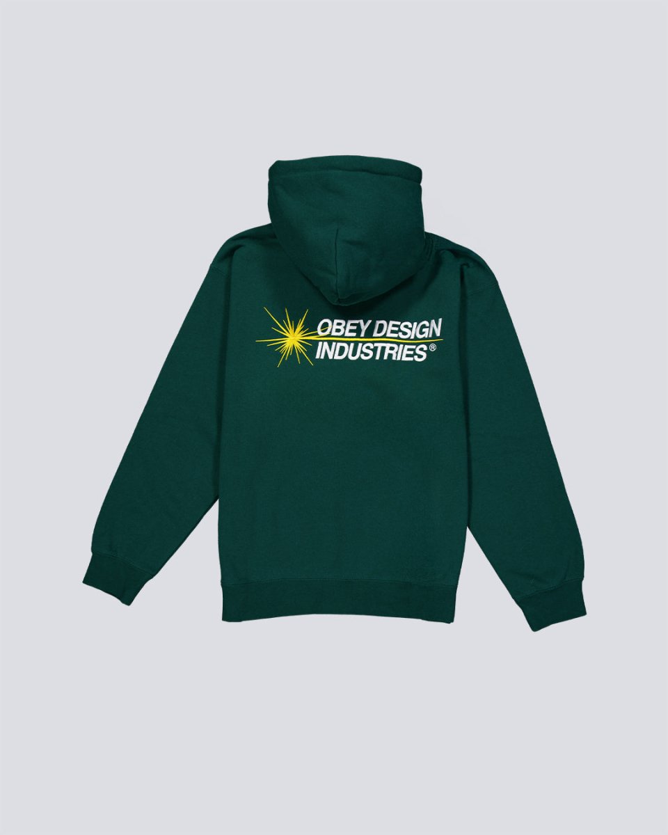 Sudadera Obey Industries Verde Unisex