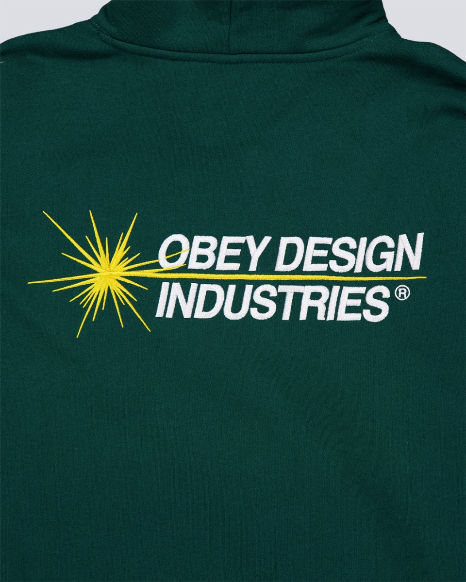 Sudadera Obey Industries Verde Unisex