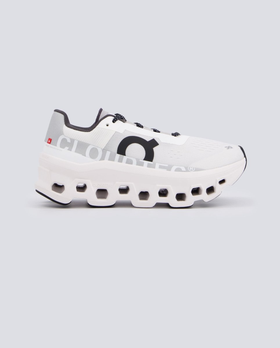 On Cloudmonster Blanco Y Gris Mujer 6.198.433 zapatillas