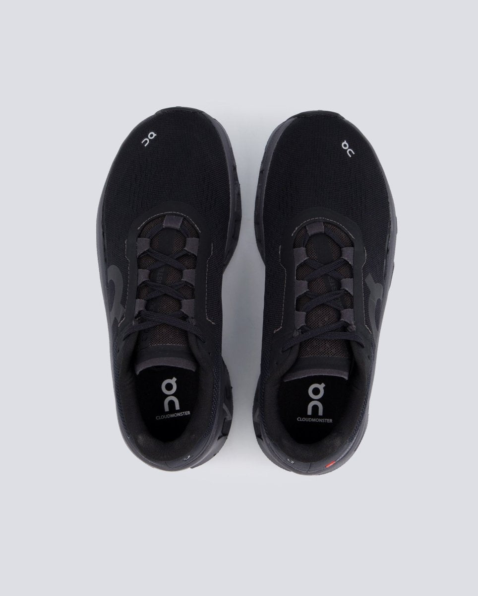 On Cloudmonster Negro Y Gris Mujer 6.199.024