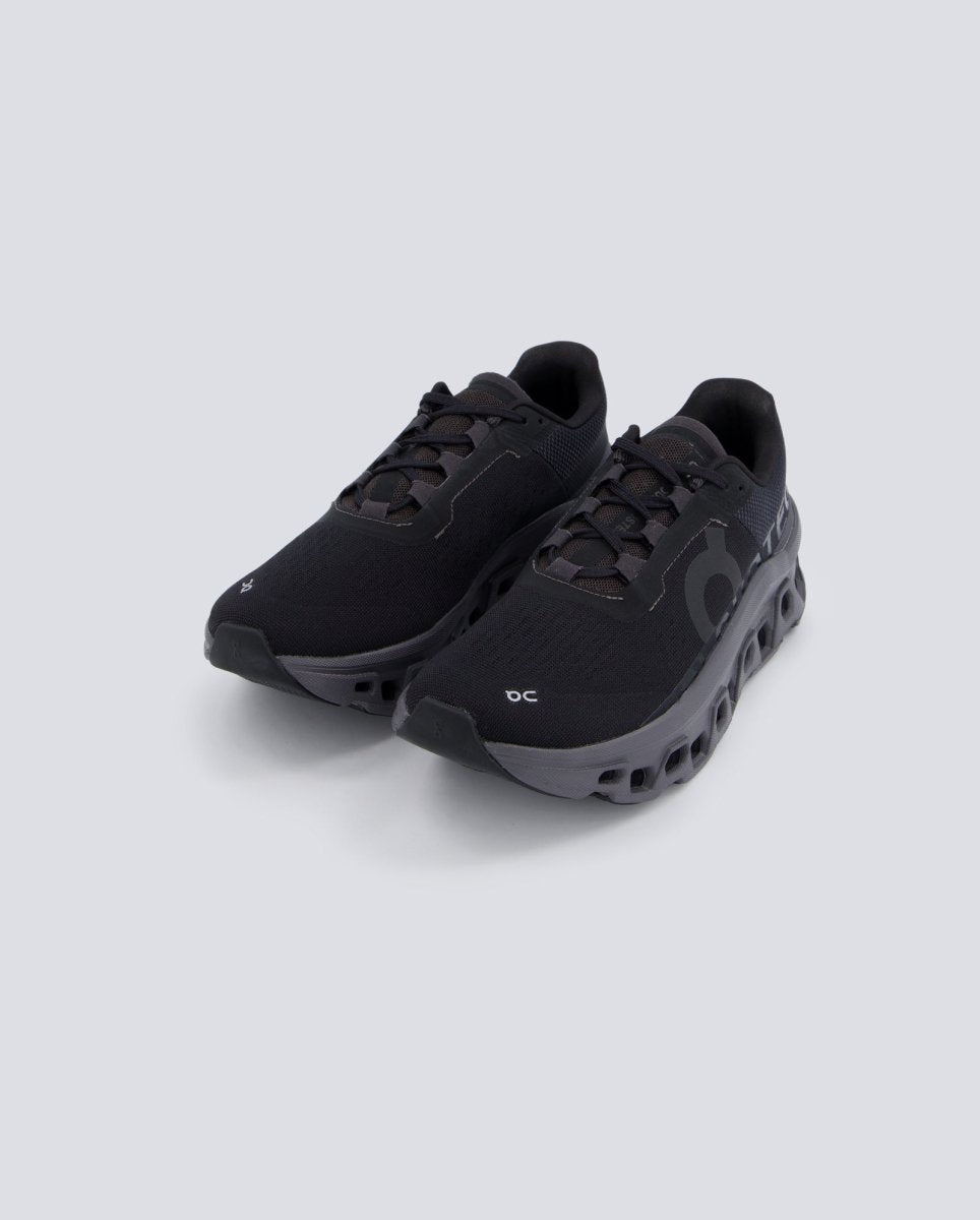 On Cloudmonster Negro Y Gris Mujer 6.199.024