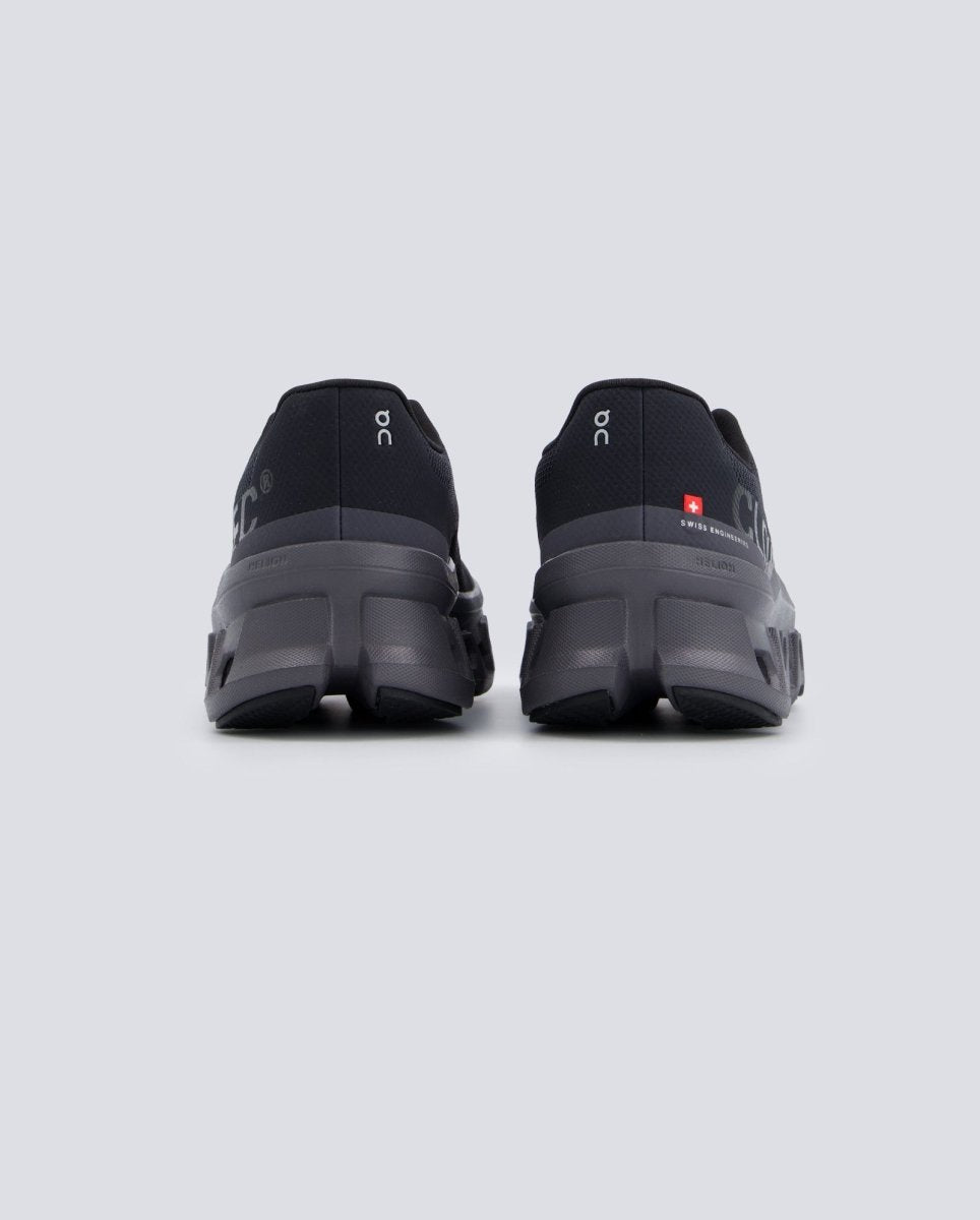 On Cloudmonster Negro Y Gris Mujer 6.199.024