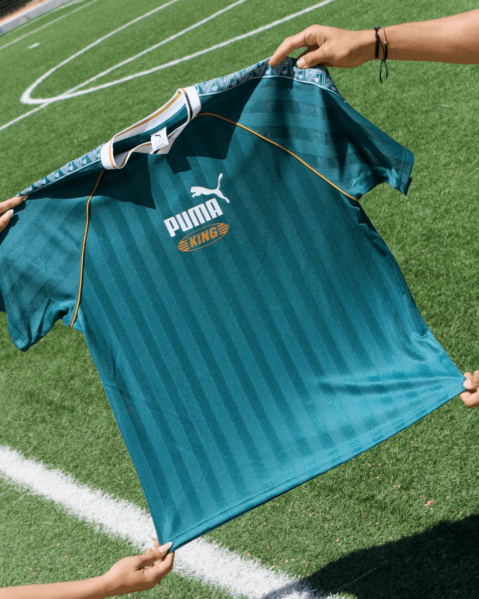 Camiseta Puma King Relaxed Football Verde Unisex