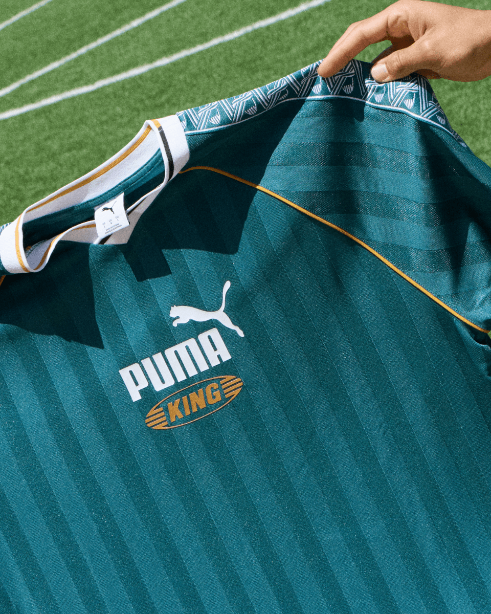Camiseta Puma King Relaxed Football Verde Unisex