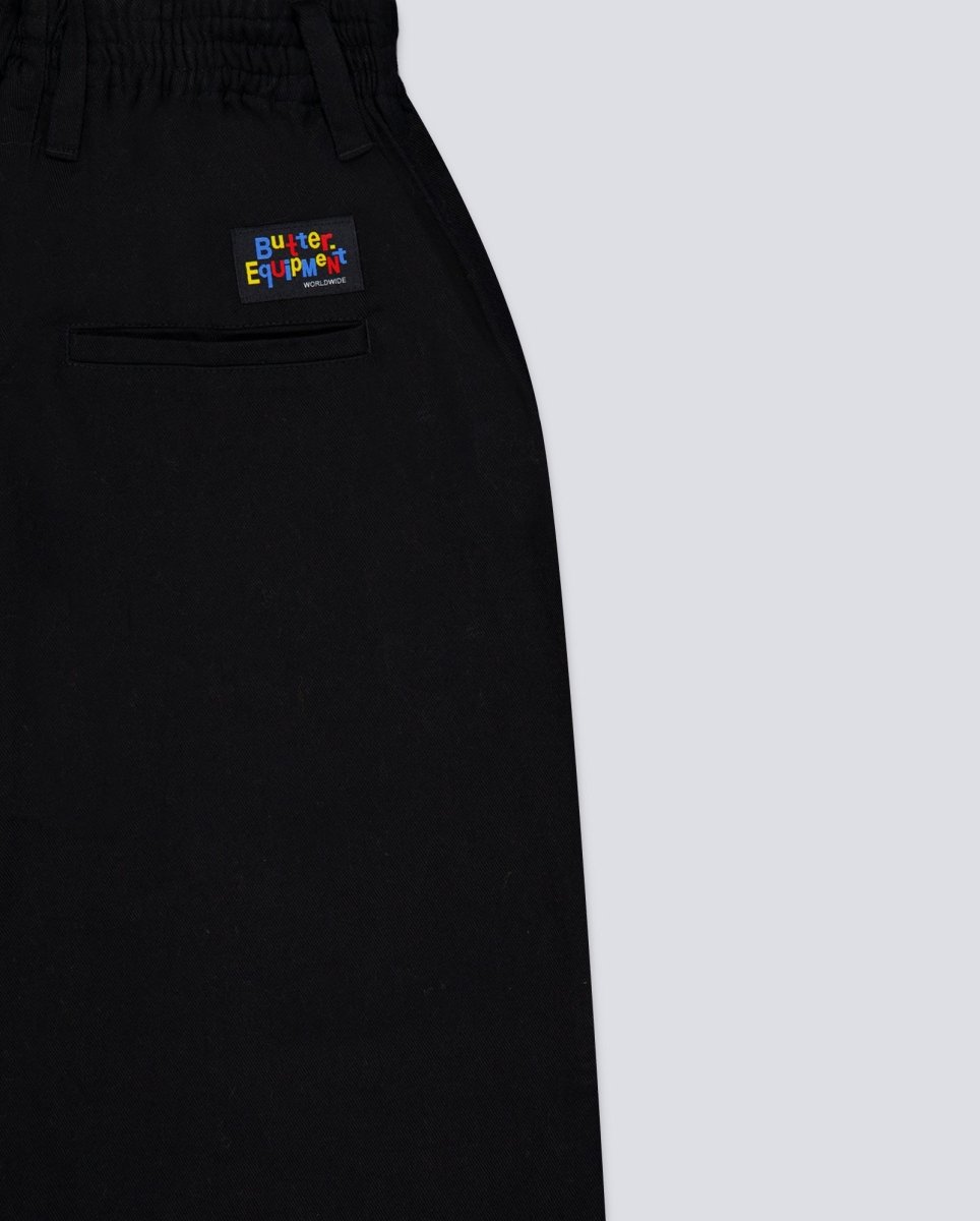 Pantalón Butter Goods Wide Leg Negro Hombre BGQ3255602