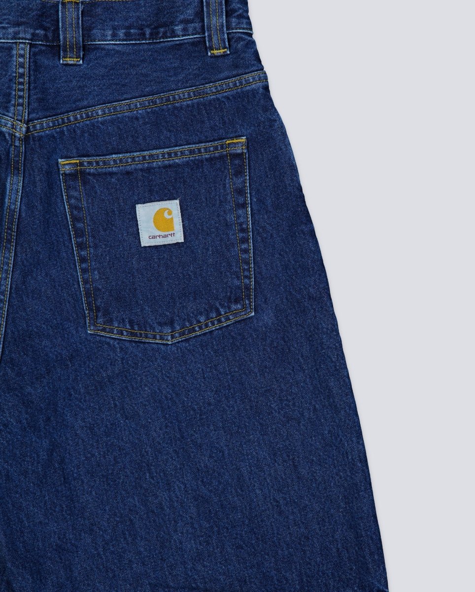 Pantalón Corto Carhartt WIP Brandon Azul Oscuro Hombre I031921-0106