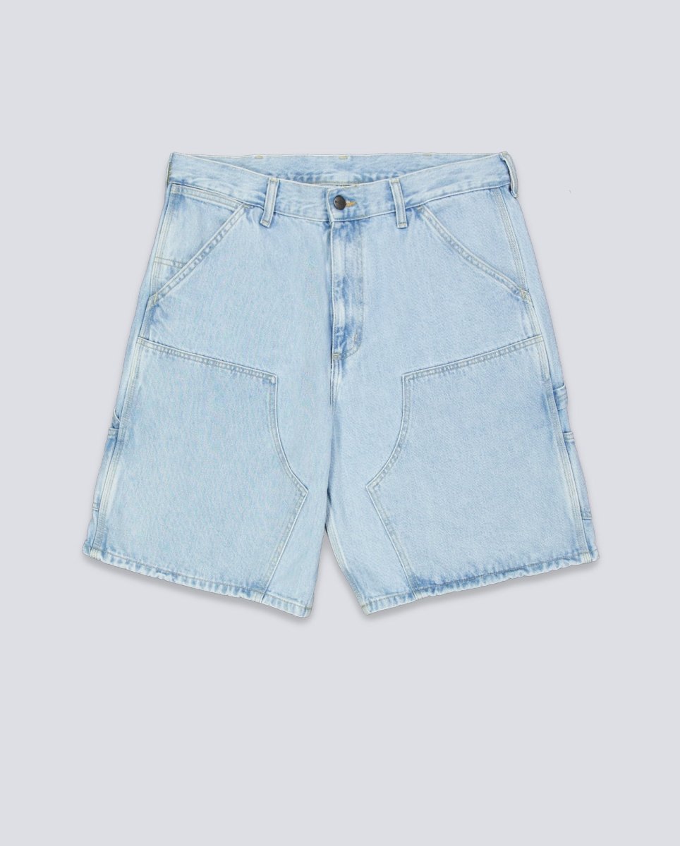 Pantalón Corto Carhartt WIP Double Knee Azul Claro Hombre I034867-01A3