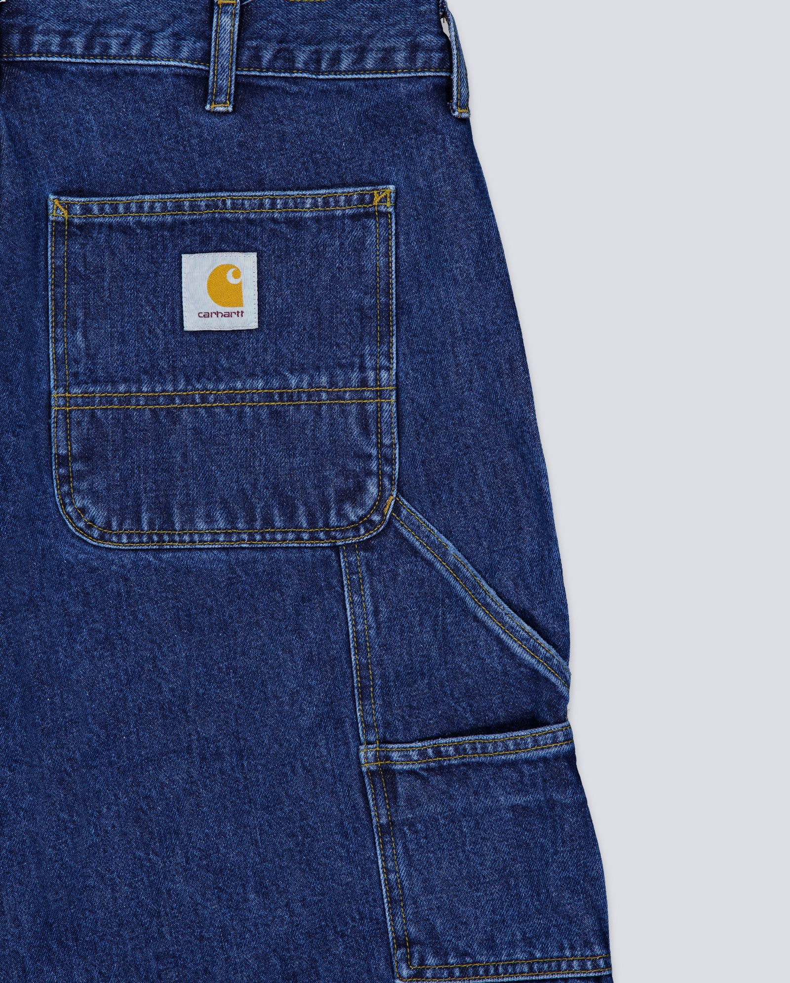 Pantalón Corto Carhartt WIP Double Knee Azul Oscuro Hombre I034867-0106