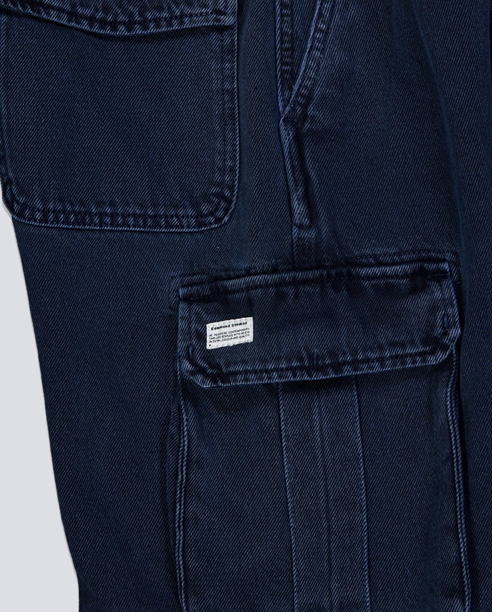 Pantalón Corto Edmmond Studios Cargo Short Azul Hombre