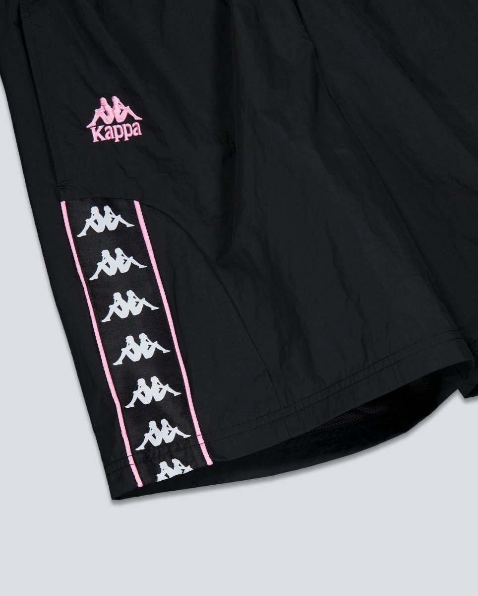 Pantalón Corto Kappa 222 Banda Sadie Negro Mujer 322B8GW-BD1