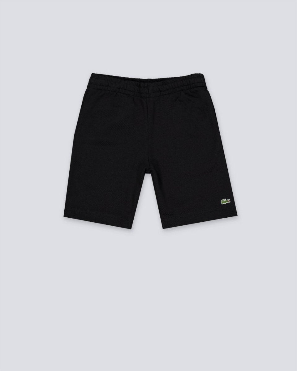 Pantalón Corto Lacoste Regular Fit Cotton Negro Hombre GH9860-00-031