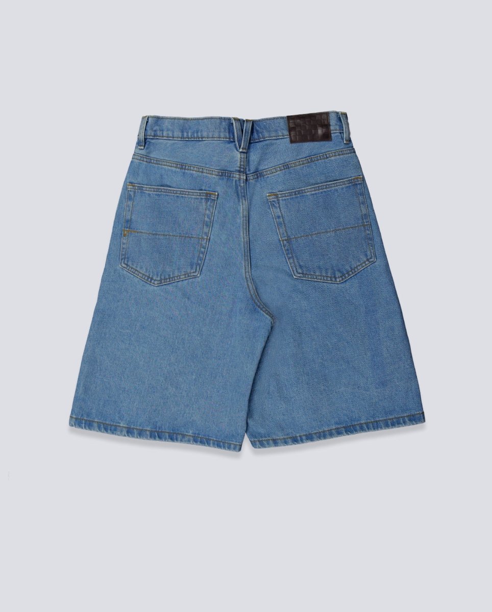 Pantalón Corto Vans Check-5 Baggy Denim Azul Unisex VN000C9VCDX1