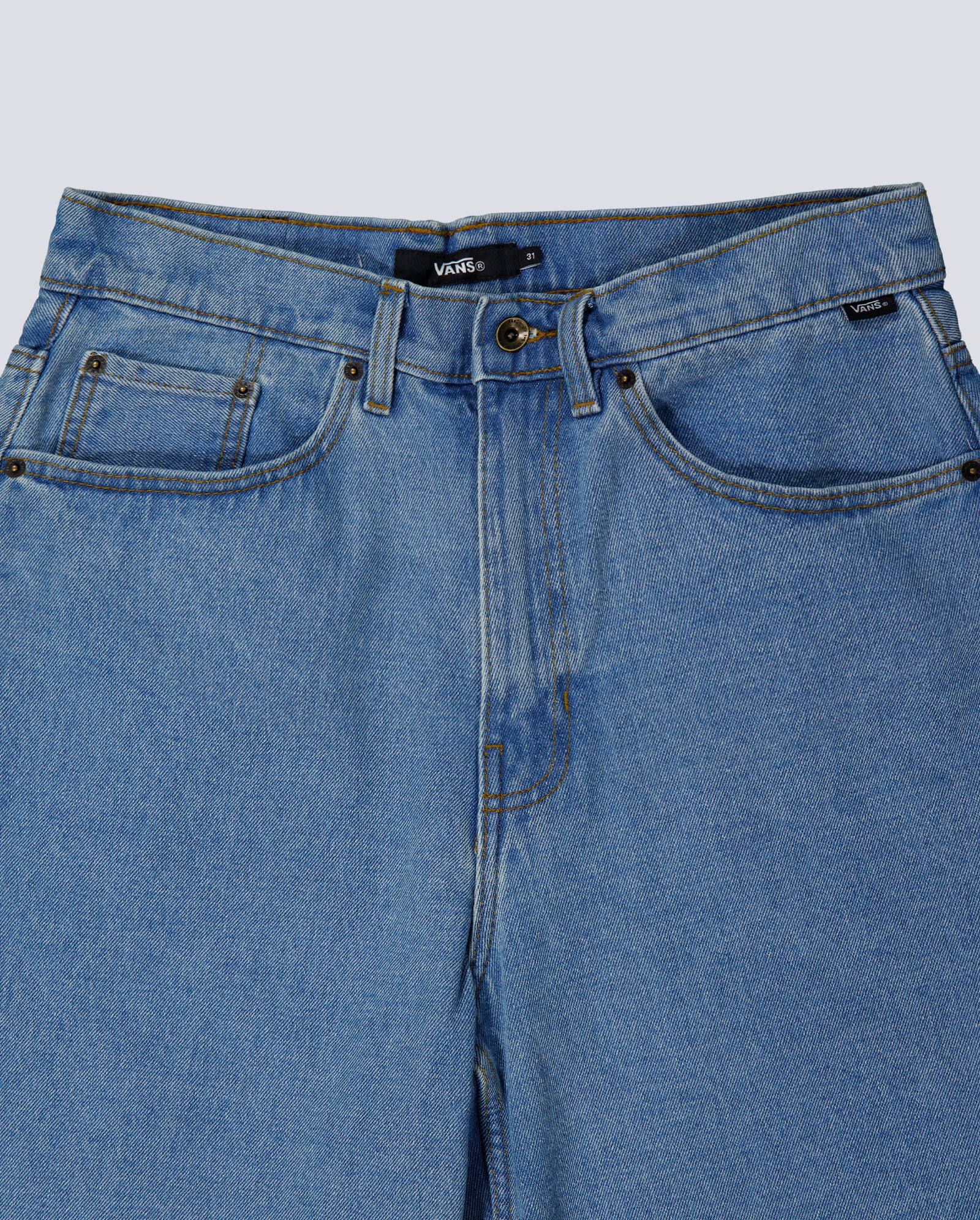 Pantalón Corto Vans Check-5 Baggy Denim Azul Unisex VN000C9VCDX1