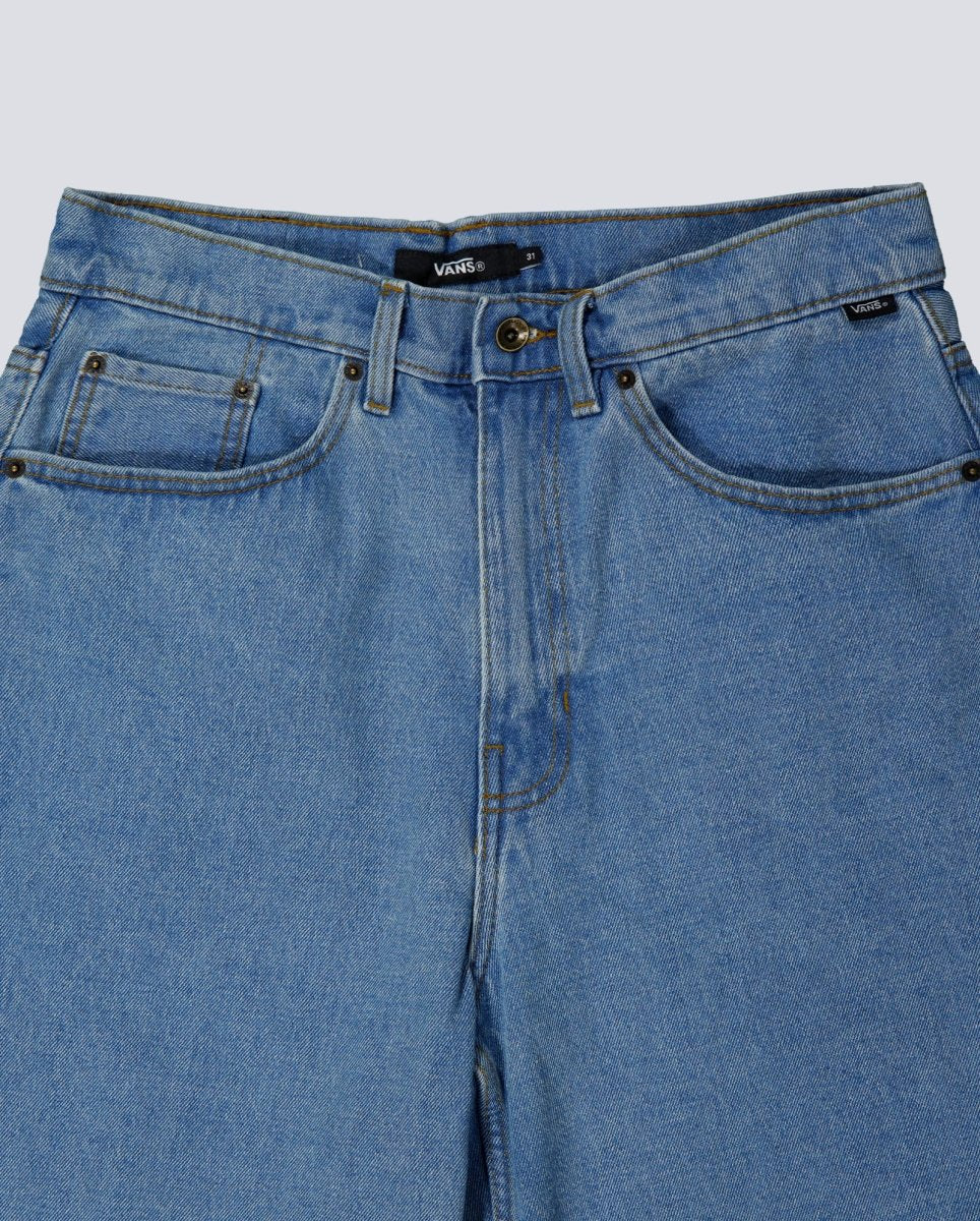 Pantalón Corto Vans Check-5 Baggy Denim Azul Unisex VN000C9VCDX1