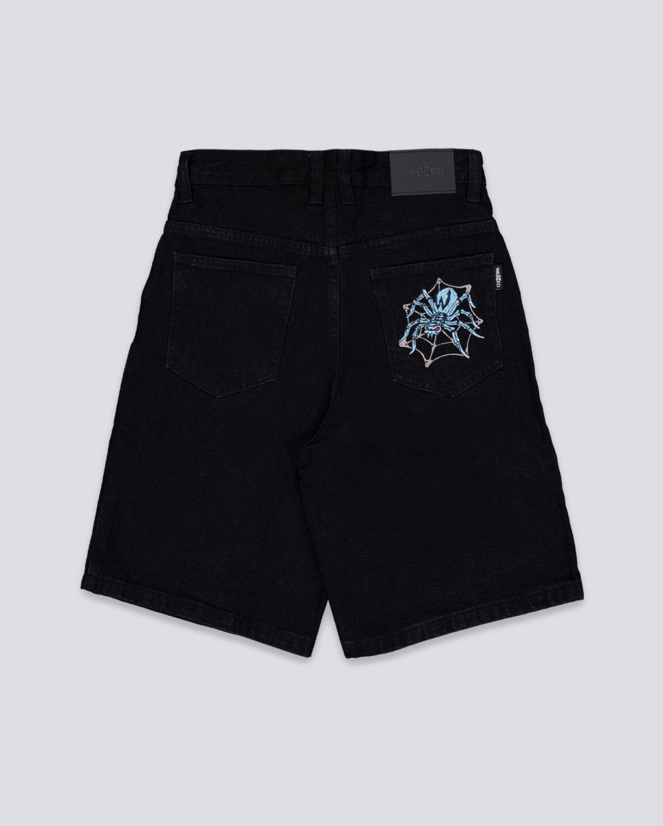 Pantalón Corto Wasted Paris Prey Casper Negro Unisex WSTDSS25-25-WSH