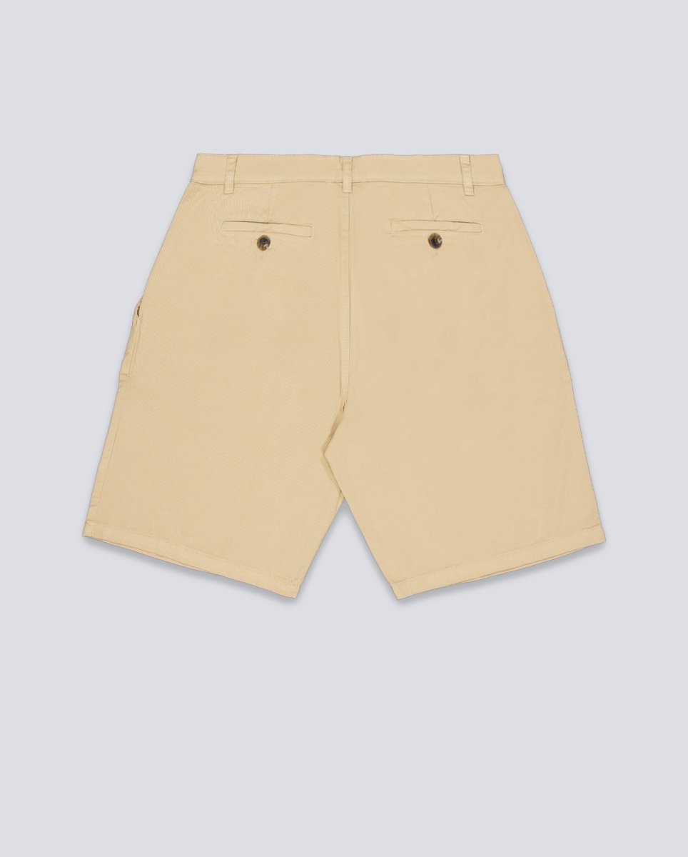 Pantalón Corto We Are Not Friends Pleat Chino Beige Hombre WANFSS25-44
