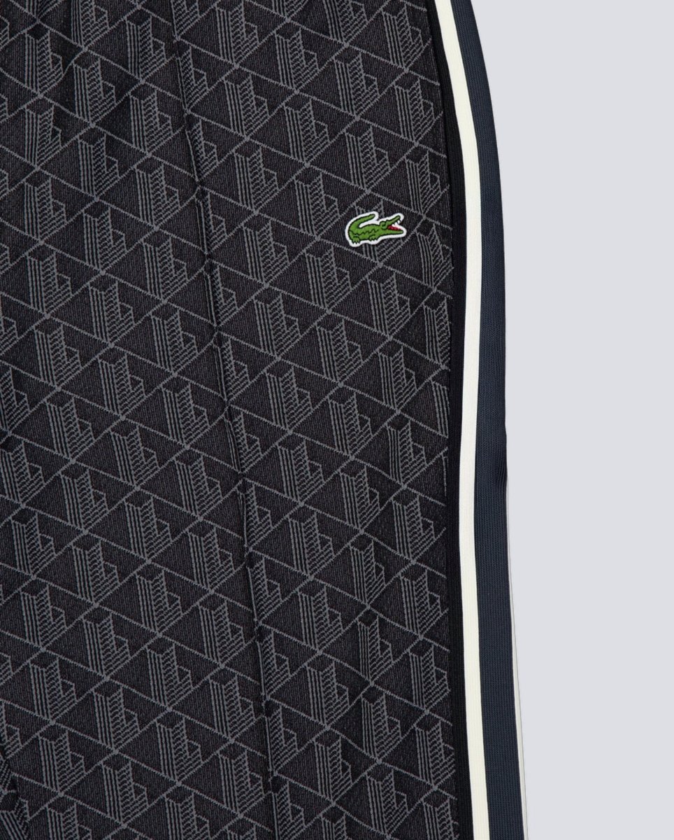 Pantalón Lacoste Paris Monogram Negro Hombre XH1440-00