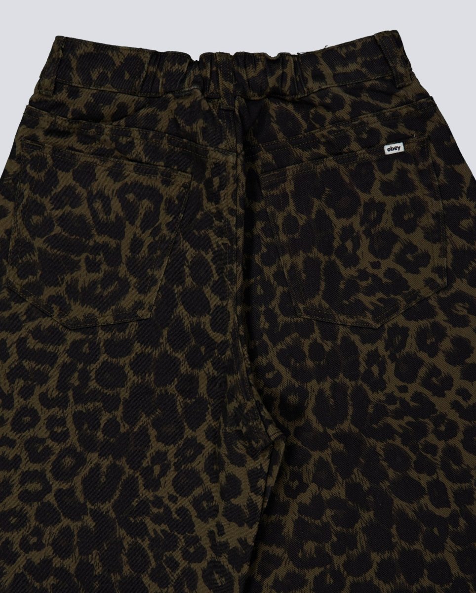 Pantalón Obey Allysa 5 Pockets Marrón Mujer 242010069