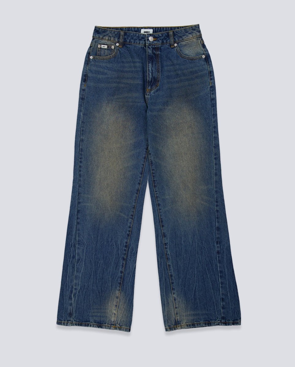 Pantalón Obey Emily 5 Pockets Azul Mujer 242010070