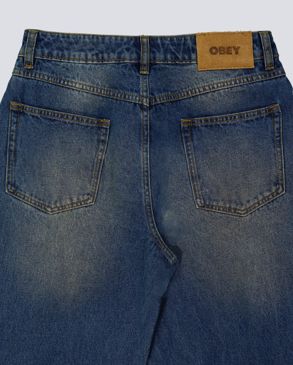 Pantalón Obey Emily 5 Pockets Azul Mujer 242010070